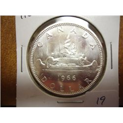 1966 CANADA SILVER DOLLAR UNC