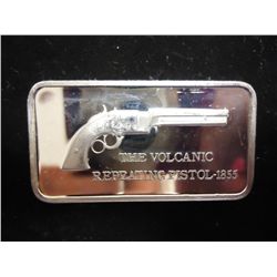 32.8 GRAM STERLING SILVER INGOT 1855 VOLCANIC