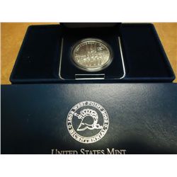 2002-W US MILITARY ACADEMY PF SILVER DOLLAR