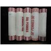Image 1 : 5 ROLLS OF 2009-D LINCOLN FORMATIVE YEARS CENTS