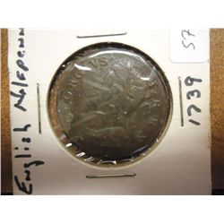 1739 ENGLISH HALF PENNY