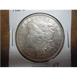 1921-D MORGAN SILVER DOLLAR AU