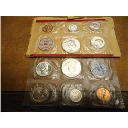 1960 US SILVER MINT SET P & D (WITH ENVELOPE)