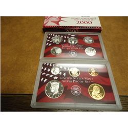 2000 US SILVER PROOF SET (WITH BOX)