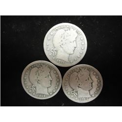 1911-S,12 & 13- BARBER QUARTERS