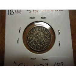 1844 GREAT BRITAIN SILVER 6 PENCE