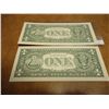 Image 2 : 2-2003-A $1 FRN'S LOW CONSECUTIVE SERIAL 'S (UNC)