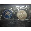 Image 2 : 1971-S  IKE SILVER DOLLAR UNC (BLUE PACK)