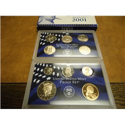 2001 US PROOF SET (WITH BOX)