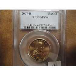 2007-D SACAGAWEA DOLLAR PCGS MS66