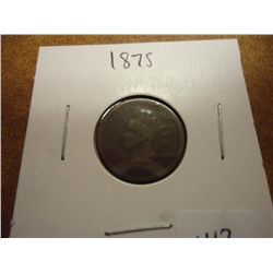 1875 INDIAN HEAD CENT