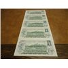 Image 2 : 5-1973 CANADA CRISP UNC $1 BILLS SERIAL #