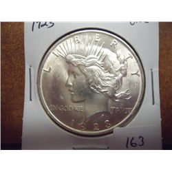 1923 PEACE SILVER DOLLAR UNC