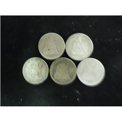 5-1861 SEATED LIBERTY DIMES