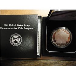 2011-P US ARMY PF SILVER DOLLAR