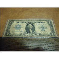 1923 LARGE SIZE HORSE BLANKET $1 SILVER CERT.