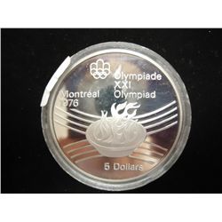 1976 CANADA SILVER PROOF $5 1976 MONTREAL