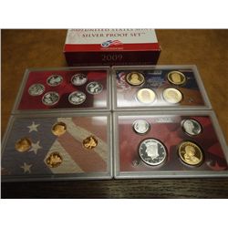 2009 US SILVER PROOF SET (WITH BOX) 18 PIECES