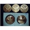 Image 2 : 5-1856 FLYING EAGLE 1 OZ. COPPER ROUNDS