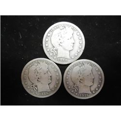 1914-D,15 & 16-D BARBER QUARTERS