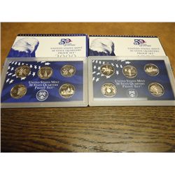 1999 & 2000 US 50 STATE QUARTERS PROOF SETS