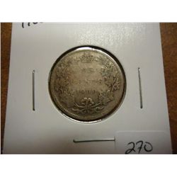 1900 CANADA SILVER 25 CENTS