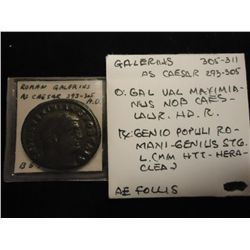 293-305 A.D. GALERIUS ANCIENT COIN XF