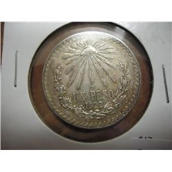 1922-M MEXICO SILVER PESO