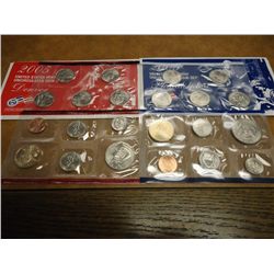 2005 US MINT SET (UNC) P/D (WITH ENVELOPE)