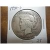 Image 1 : 1934-S PEACE SILVER DOLLAR KEY DATE