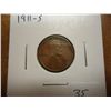 Image 1 : 1911-S LINCOLN CENT VERY FINE SEMI KEY