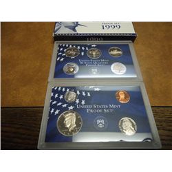 1999 US PROOF SET (WITH BOX) TONING