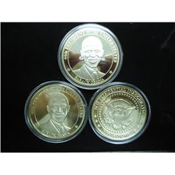 3-2009 BARACK OBAMA INAUGURATION TOKENS (PFL)