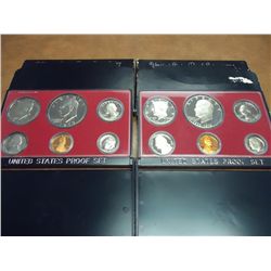 1976 & 1977 US PROOF SETS (WITH BOXES)