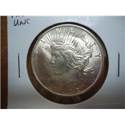 1922 PEACE SILVER DOLLAR UNC