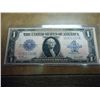 Image 1 : 1923 LARGE SIZE $1 SILVER CERTIFICATE HORSE