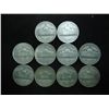 Image 2 : 10 ASSORTED 35% SILVER JEFFERSON WAR NICKELS