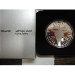 1982 CANADA REGINA SILVER DOLLAR PF .3750 OZ. ASW
