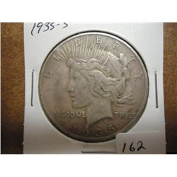 1935-S PEACE SILVER DOLLAR
