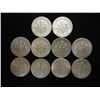 Image 2 : 10 ASSORTED SILVER ROOSEVELT DIMES