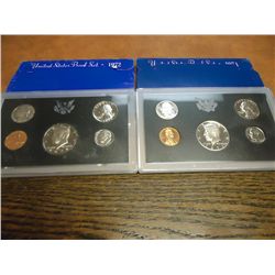 1971 & 1972 US PROOF SETS (WITH BOXES)