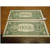 Image 2 : 2-1963-B $1 FRN'S CRISP UNC CONSECUTIVE SERIAL #'S