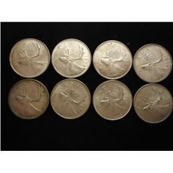 8-1968 CANADA SILVER 25 CENTS