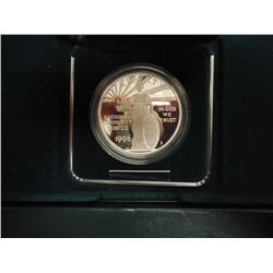 1996-S NATIONAL COMMUNITY SERVICE PF SILVER DOLLAR