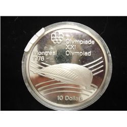 1976 CANADA SILVER PROOF $10 1966 MONTREAL OLYMPIC