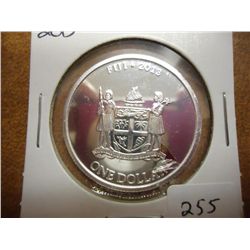 2013 FIJI SILVER DOLLAR TAKU TURTLE PROOF