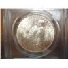Image 2 : 1923 PEACE SILVER DOLLAR PCGS MS62