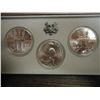 Image 2 : 1984 P/D/S US OLYMPIC 3 SILVER DOLLAR UNC SET