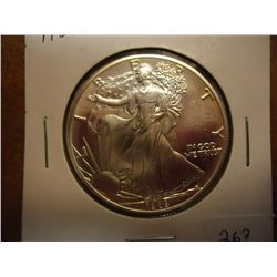 1989 AMERICAN SILVER EAGLE UNC