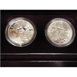 1999-P DOLLEY MADISON PROOF & UNC SILVER DOLLARS